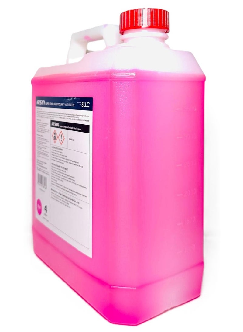 AISIN Pink Antifreeze/Coolant Premixed 50/50 4Ltr (Made in Japan) - Image 3